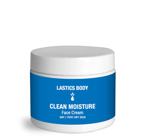 Lastics Body: Clean Moisture Face Cream for Dry to Very Dry Skin